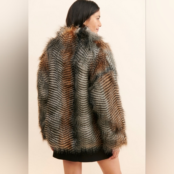 NWT ANTHRO | Hutch Faux Fur Bomber Jacket - Picture 4 of 13